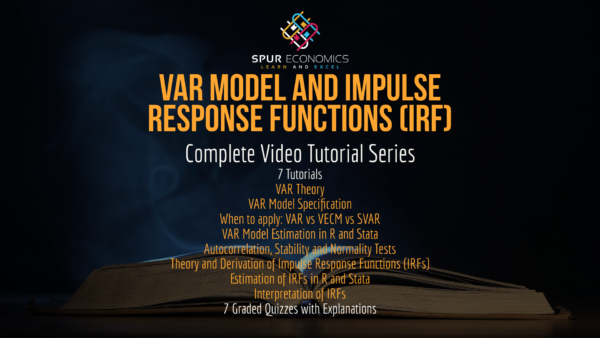 VAR Model and Impulse Response Functions (IRFs)